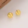 Pendientes de botón de mariposa de lujo ligero de alta gama, acabado arenado liso, moda irregular de nicho de lujo ligero, pendientes combinables para novia