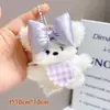 Muñecos para lanzar en bodas, llaveros de peluche, colgantes de muñecos para mochilas de mujer, pequeños regalos promocionales al por mayor