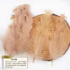 Fábrica direta de Yiwu DIY feito à mão branco grande rolo flutuante pena acessórios de joia chapéu roupas acessórios de bagagem