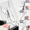 Kit Aparador de Sobrancelhas LUCKGO - Navalha de sobrancelha ergonômica conveniente estilo coreano, ferramenta de beleza nacional acessível