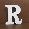 Adornos de madera blanca con letras y números ingleses decoración para el hogar bodas accesorios para fotografía suministro directo de fábrica en stock
