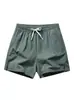 Shorts deportivos casuales de verano finos para hombre, shorts de secado rápido hasta la rodilla, shorts de playa holgados de moda estilo americano