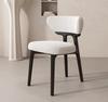 Cadeira de Jantar de Madeira Maciça Design Estilo Italiano Casa Nórdica Cadeira de Bolsa Macia Simples Moderna Apartamento Pequeno Encosto Hotel Cadeira de Jantar