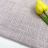 Tela de Algodón y Lino Bambú Tela de Lino Rayada Tela Jacquard de Algodón y Lino Teñida en Hilo Tela para Vestido Estilo Étnico
