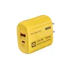 Cargador de CA Mecha con Forma de Dedo de 45W Adaptador de Corriente 5V2A12W Adaptador de Carga Rápida Pd25W Amarillo Verde