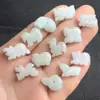 Jade de Mianmar Gema Grau A Pingente do Zodíaco Doze Signos Acessórios de Joias Artesanato de Jade Fabricante Atacado
