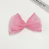 Accesorio de lazo de pedrería de doble capa de malla brillante para accesorios de cabello DIY hechos a mano, ropa, zapatos, sombreros, bolsos y ropa de muñecas
