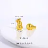 Ouro Brilhante 24K da Mesma Loja que o Original, Cuia Escama de Dragão Gelo Triturado Brilhante Combinada com um Colar Pingente, Corrente para Clavícula Fortuna e Prosperidade Estilo Chinês