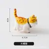 Manija de Puerta de Armario de Latón Cat Jiujun Lujo Ligero con Mango de Gato Estilo Japonés Dibujos Animados Manija Pequeña de Agujero Único para Cajón Linda