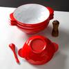 Vajilla de Melamina Xiangyuan Tazón Grande de Doble Asa Comercial Imitación Porcelana Tazón Malatang Pescado con Sauerkraut Malatang Olla Fragante Maocai Tazón Grande
