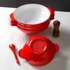 Tigela Grande Dupla Alça Xiangyuan Mimilamina Tigela Comercial Malatang Tigela para Cold Skin Malatang Panela Aromática Tigela para Peixe com Sauerkraut Maocai Tamanho Grande