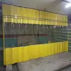 Cortina Divisória de Vidro Macio de PVC Transparente à Prova de Poeira para Varanda e Sala de Estar, Cortina de Couro Macio Deslizante com Isolamento Térmico e Frio para Lavagem de Carro