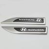 Adecuado para Hyundai Rena, tira de metal brillante, etiqueta lateral, carrocería, guardabarros, pegatina decorativa, etiqueta para coche, modificación personalizada