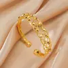 Pulsera de Bolas Trenzadas Color Oro Arena Popular Transfronteriza Europea y Americana para Mujer, Duradera, Joyería de Moda de Lujo Ligero, Xiyin Venta Caliente