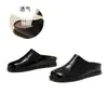 Plantilla de Piel de Oveja de Primera Capa Zapatos de Punta Dividida Novedad Primavera/Verano 2026 Chanclas Planas de Pezuña de Cerdo Sandalias Cerradas Versátiles Casuales para Mujer