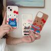 Celebridad de Internet Gatito Lindo Diadema para el Cabello Bolso Bandolera Adecuado para Funda de Teléfono Móvil Apple 16Promax Iphone15 Dibujos Animados 14P