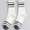 Calcetines de Colores Bloqueados de Moda para Primavera y Verano para Hombres, Absorbentes de Sudor, Transpirables, Anti-Olor, de Media Pantorrilla, Calcetines Deportivos para Correr Fútbol, Calcetines Casuales de Algodón para Mujeres