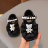Zapatos de Cuero para Niños de 1 a 3 Años 0 Zapatos de Princesa Suela Suave Zapatos para Bebés y Niños Pequeños Zapatos para Bebés Niñas Zapatos Planos Gorro de Invierno para Niñas Primavera y Otoño