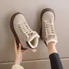 Zapatos de Algodón del Noreste para Mujer 2026 Estilo Caliente de Invierno Zapatos de Algodón Gruesos y Cálidos con Felpa Nuevas Botas Martin de Caña Alta Botas de Nieve