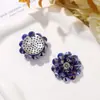 Corea del Sur Moda de Lujo Ligero Flor de Cristal y Pedrería Zapatos Tejidos Hechos a Mano DIY y Sombreros Bolsa Ropa Parche Calcomanía Accesorios
