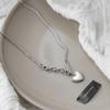 Otoño e Invierno 2024 Nuevo Collar Love para Mujer Diseño Nicho Lujo Ligero Moda Versátil Estilo Japonés y Coreano Cadena Clavícula Colgante