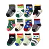BÁSICOS PARA NIÑOS Calcetines de algodón nuevos con dibujos animados para niños de Amazon, calcetines antideslizantes para el suelo, calcetines de media pantorrilla para bebé, calcetines para niñas
