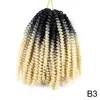 Peluca de Fibra Sintética Rizada Corta para Mujer, Crochet para Trenzas Africanas Pequeñas de Resorte, Twist de Resorte