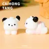 Resina 3D Dibujos Animados Color Sólido Sofá Pochacco DIY Creativo Hecho a Mano Decoración de Paisaje Colgante Pequeño Accesorio