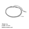 Conjunto de Joias Que Não Desbota, Nova Pulseira de Aço Titânio para Mulheres, Joia de Mão da Moda Versátil Estilo Ins, Joias Femininas, Sensação de Alto Padrão