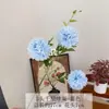 Bolas de Flores Artificiais para Casamentos, Crisântemo de 3 Cabeças, Arranjos de Flores Artificiais para Decorações de Casamento, Arranjos de Flores para Decoração de Casa