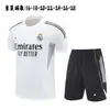 2526 Uniforme de Entrenamiento de Manga Corta del Real Madrid Uniforme de Fútbol de Manga Corta Infantil del Real Madrid Transpirable Set de Uniforme de Entrenamiento de Manga Corta del Real Madrid