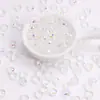 Cuentas de cristal planas brillantes, cuentas sueltas de cristal Swarovski, accesorios para joyería DIY hechos a mano estilo antiguo, cuentas de rueda, cuentas espaciadoras