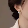 Pendientes Colgantes Dorados de Caballo del Zodiaco con Perlas de Imitación, de Moda, de Alta Gama, de Nicho, Únicos, Hermosos Pendientes