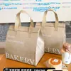 Bolsa de Aislamiento No Tejida Desechable para Repostería, Postres, Horneado y Almacenamiento en Frío, Empaque Espesado para Llevar con Asa