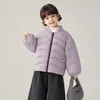 Chamarra de Plumas Acanalada para Niños 2026 Otoño/Invierno Ligera para Niños y Niñas 90 Pluma de Pato Blanca Estilo Nuevo Ropa Exterior Ropa para Bebés y Niños