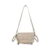 Dropshipping Transfronterizo de Bolsos de Hombro de Nicho, Bolsos Cuadrados Pequeños, Bolsos Sencillos Retro de Color Sólido para Debajo del Brazo, Bolsos Cruzados Personalizados, Bolsos de Estilo Nuevo
