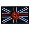 Etiqueta Bordada para Exterior Pegamento Bandera Insignia Bordada Insignia Bordada Adhesivo de Tela de Venta Caliente Insignia Bordada Productos Transfronterizos Velcro Inglés