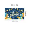 Novo Estilo Feliz Dia dos Pais Pano Pendurado Tecido de Fundo para Fotos Decoração de Evento Festa Pendurado na Parede