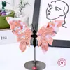 Cristal Natural Polvo de Piedra Original Ágata Piedra Original Mariposa Tallado Sala de Estar Oficina Escritorio DIY Adornos Creativos para Joyería