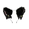 Pinzas para el pelo de orejas de gato Hechas a mano Orejas de perro/lobo/zorro realistas Accesorios para el pelo Diademas de felpa lindas japonesas Adornos para el pelo