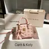 Dropshipping Sacola de Caixa Impressa de Luxo Estilo High-End 2026 Nova Versátil Impressa Bolsa de Mão para o Dia a Dia Atacado