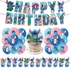Set de Decoración para Fiesta de Cumpleaños Feliz con Temática de Fresa Banner de Cumpleaños Topper para Pastel Suministros en Espiral Lazo