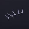 Fabricante Original Atacado Palitos de Orelha de Resina Alfinetes de Orelha Simples para Estudantes Piercings de Orelha de Plástico Transparente Brincos de Orelha Palitos de Orelha de Plástico
