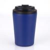 Caneca de Café Amazon 12OZ com Revestimento Interno de Aço Inoxidável 304 com Escala, Copo Térmico Portátil com Tampa Flip para Carro, Copo de Leite