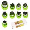Cortador de Verduras para el Hogar Molde de Cocina Juego de Molde para Comida de Bebé Cara de Mariposa Herramienta de Corte Punzonado en Relieve Flor Cortante para Frutas y Verduras