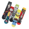 Calcetines de Dibujos Animados para Fabricantes Calcetines de Algodón con Personajes de Animación de Personalidad de Dibujos Animados de Tendencia Calcetines de Caña Larga para Hombres y Mujeres Calcetines de Comercio Exterior