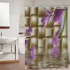 Cortina de Ducha Amazon Nueva Decoración de Baño Transfronteriza Tela Estilo Europeo Nuevo Poliéster Estampado Cortina Divisoria Cortina de Ducha Zhejiang