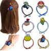Estilo Coreano Simple Super Mary Adorno para la Cabeza Anillo para el Cabello Cuerda para el Cabello Cuerda para el Cabello Hiptone Dibujos Animados Creativa Cuerda para el Cabello Accesorios para el Cabello Duraderos Tendones de Goma