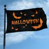 Especializado en Comercio Exterior, Banderas de Halloween, Banderas de Calabaza Espantapájaros Calavera, Banderas de Poliéster Pintadas con Spray por Ambos Lados, Personalizadas para Amazon
