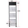 Nuevo soporte plegable de hierro A4 personalizado, portátil, para publicidad, periódicos e información, folletos rotativos para eventos y exposiciones.